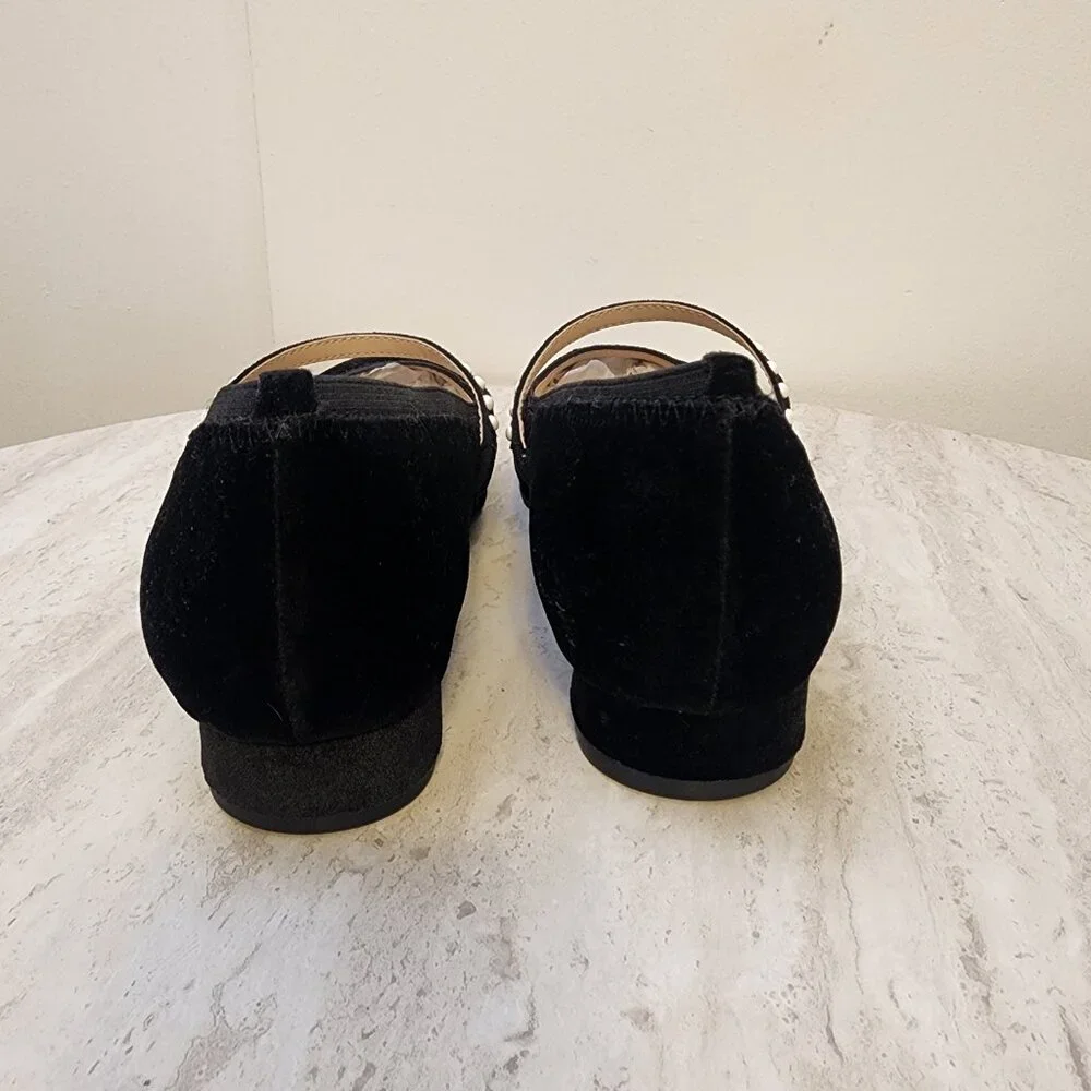 Piso Mary Jane Flat velvet - B020 - Picture 2 of 11